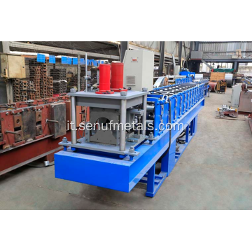 Automatic aluminum metal roof ridge cap making machine